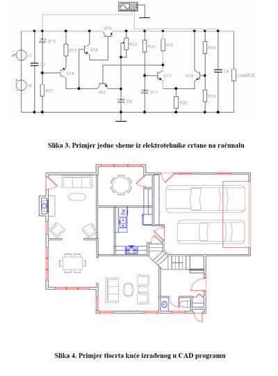 Primjeri crteža nastali u AutoCAD-u Primjeri crteža nastali u AutoCAD-u